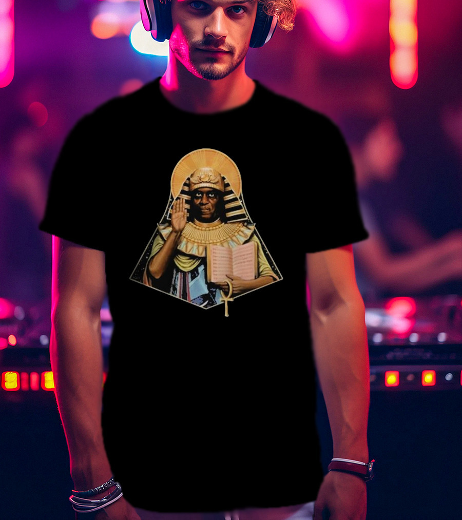 The Jazz Estate Saint Sun Ra Pharaoh Ankh Book Image T-Shirt