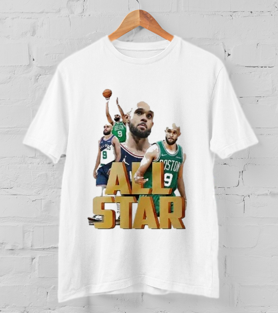 Boston Celtics Derrick White All-Star Player Portrait Collection T-Shirt