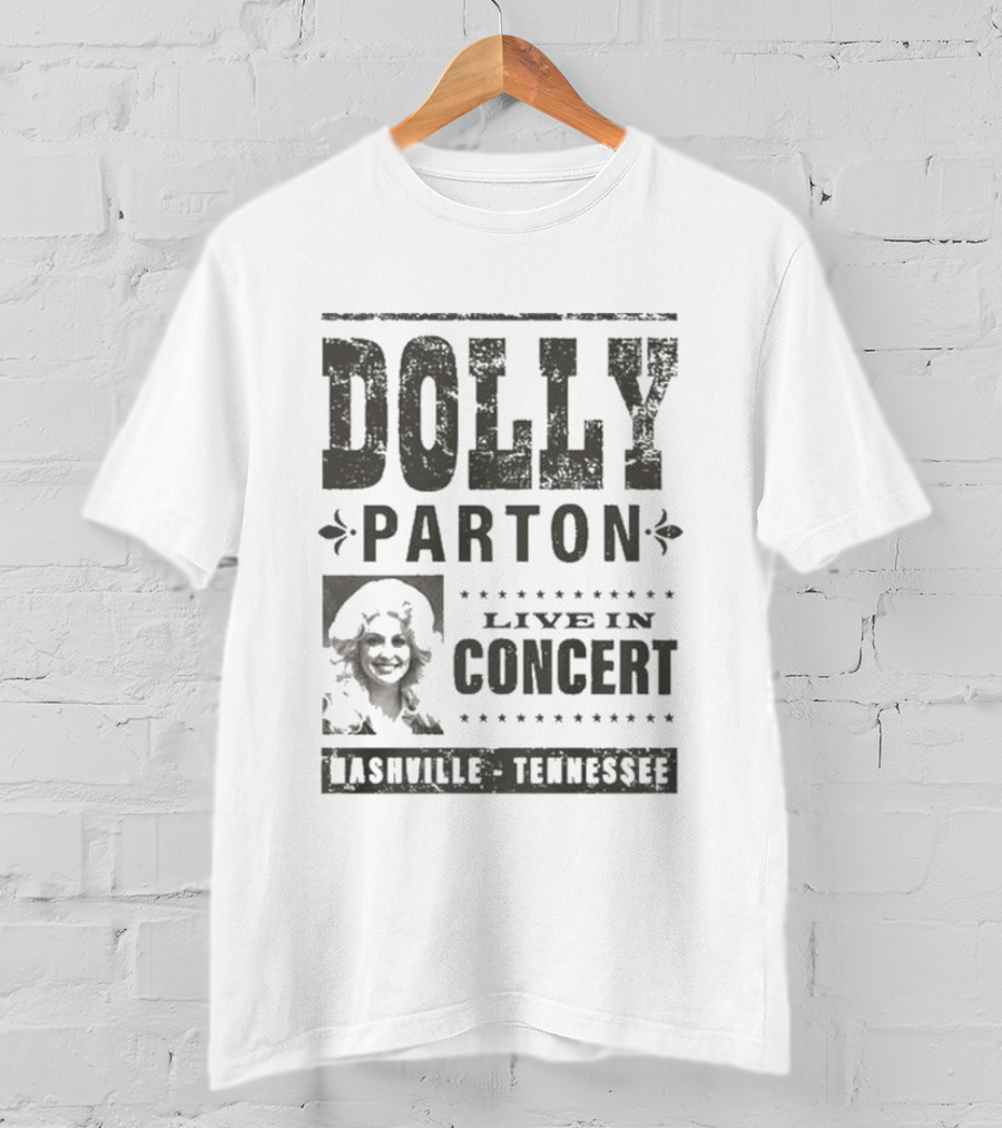 Dolly Parton Live In Concert Nashville Tennessee T-Shirt