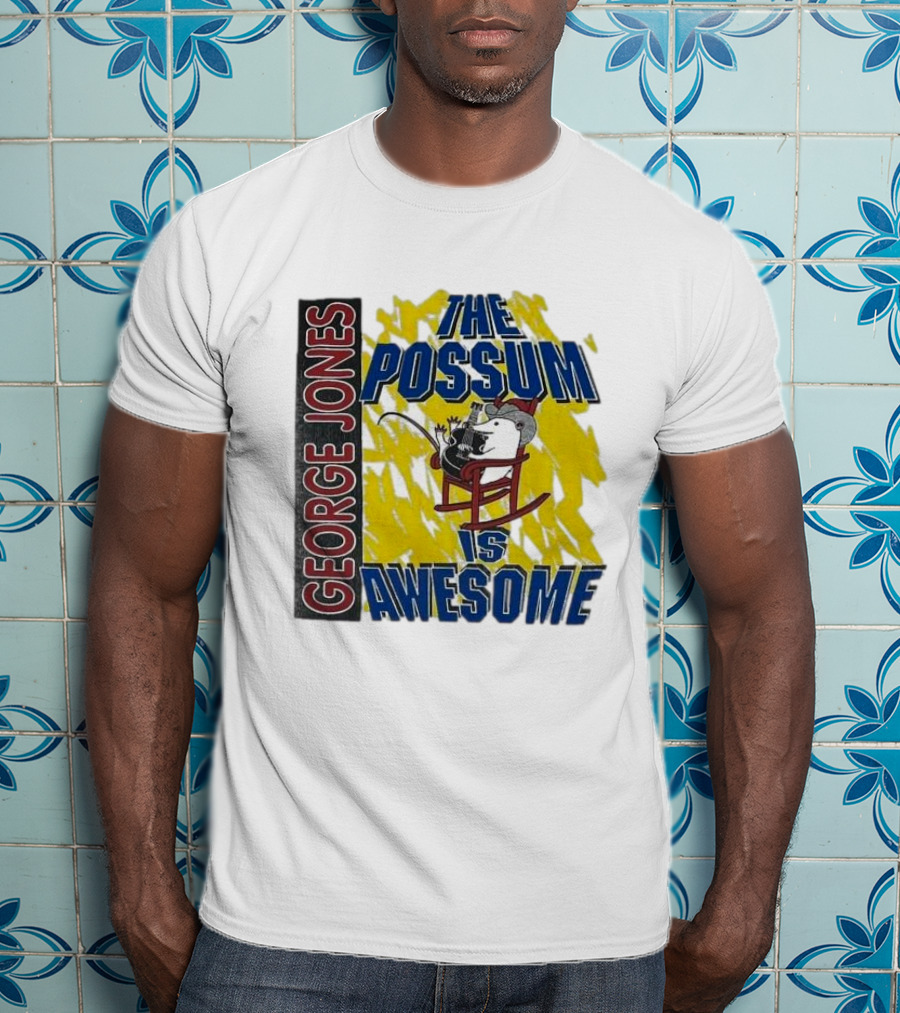 George Jones The Possum Is Awesome Rockin Chair T-Shirt