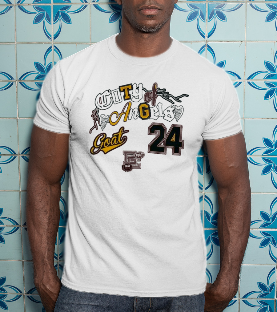 Goat Crew City Of Angels 24 Kobe Bryant Los Angeles T-Shirt