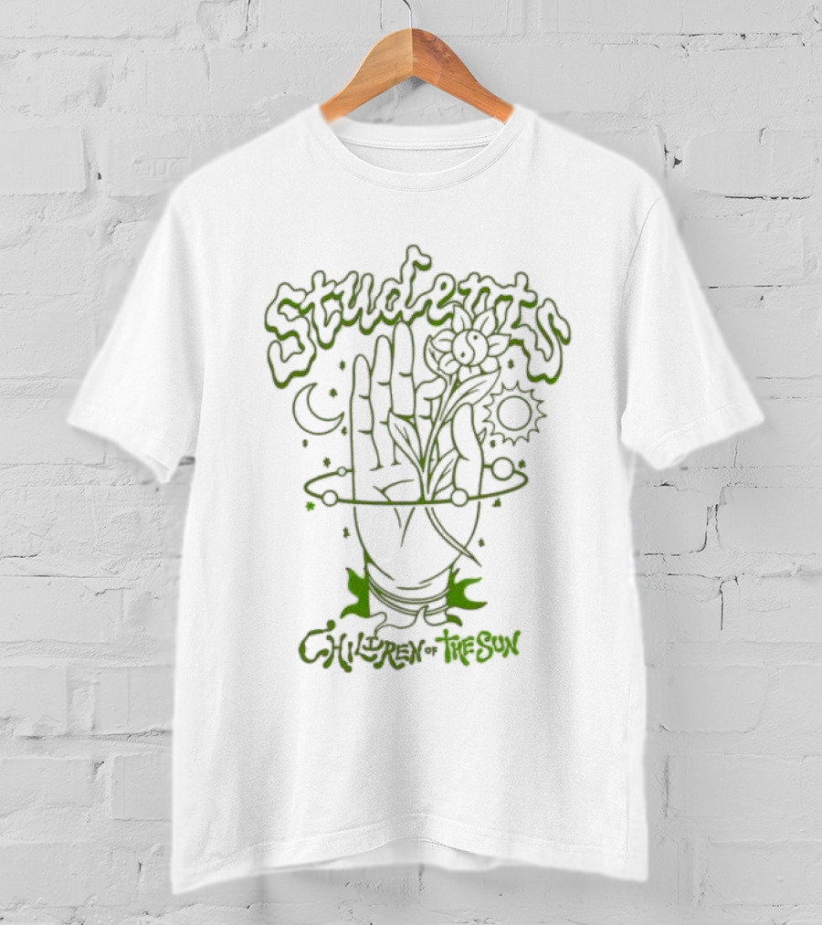 Students Children Of The Sun Hand Flower Moon Sun T-Shirt