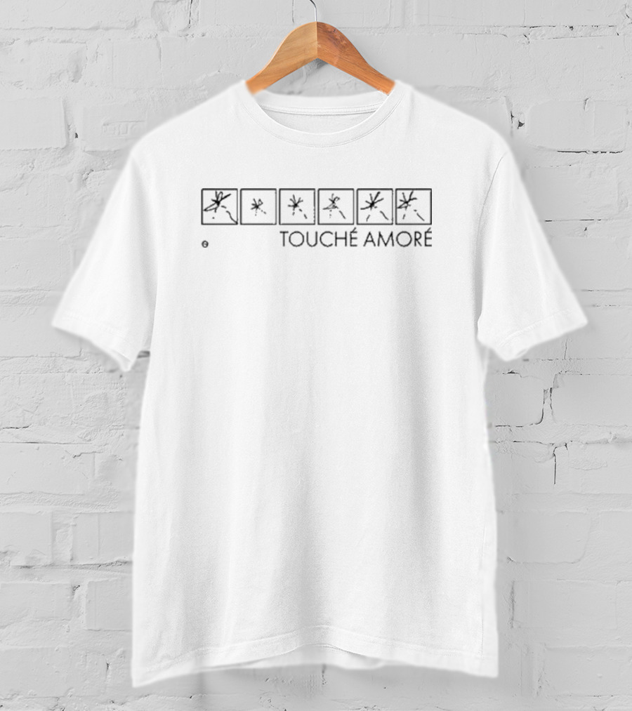 TOUCHÉ AMORÉ Abstract Floral Square Sequence T-Shirt
