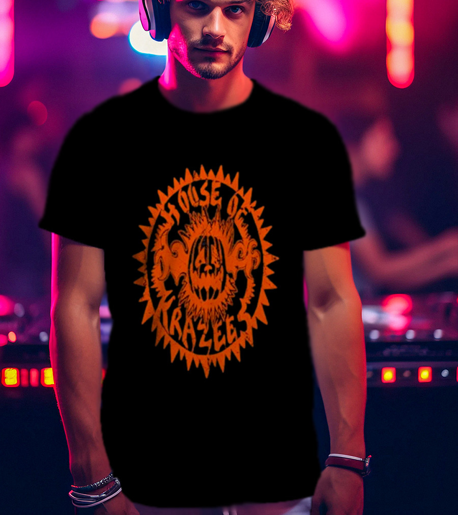 House Of Krazee Sunburst Jack O'Lantern T-Shirt