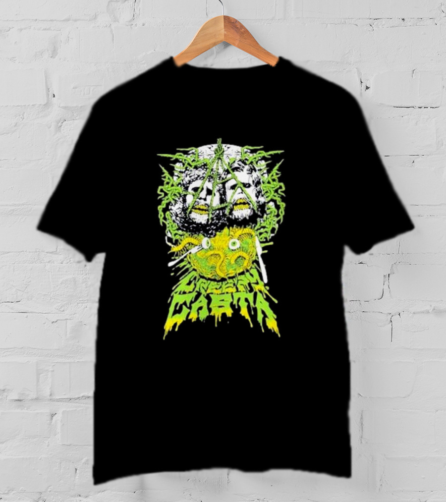 Creepycasta Creepy Tentacled Skull Neon Eyes T-Shirt