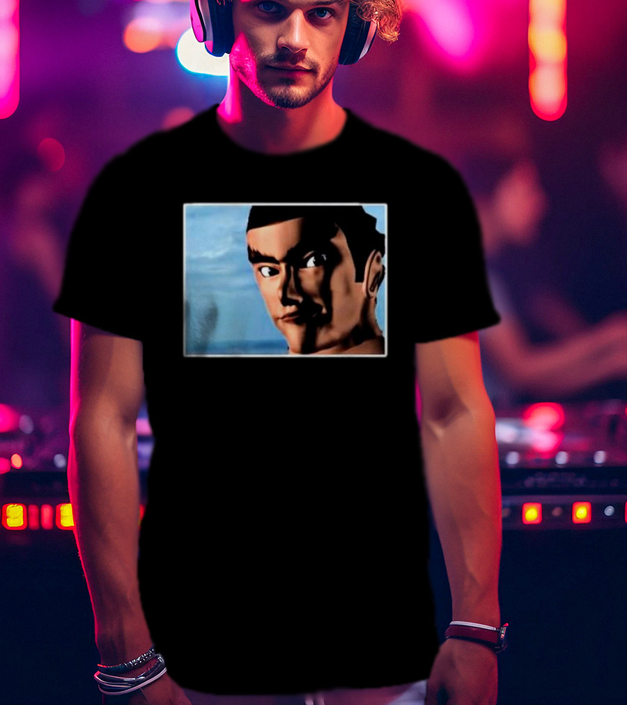 Tekken Kazuya Mishima Retro Image T-Shirt