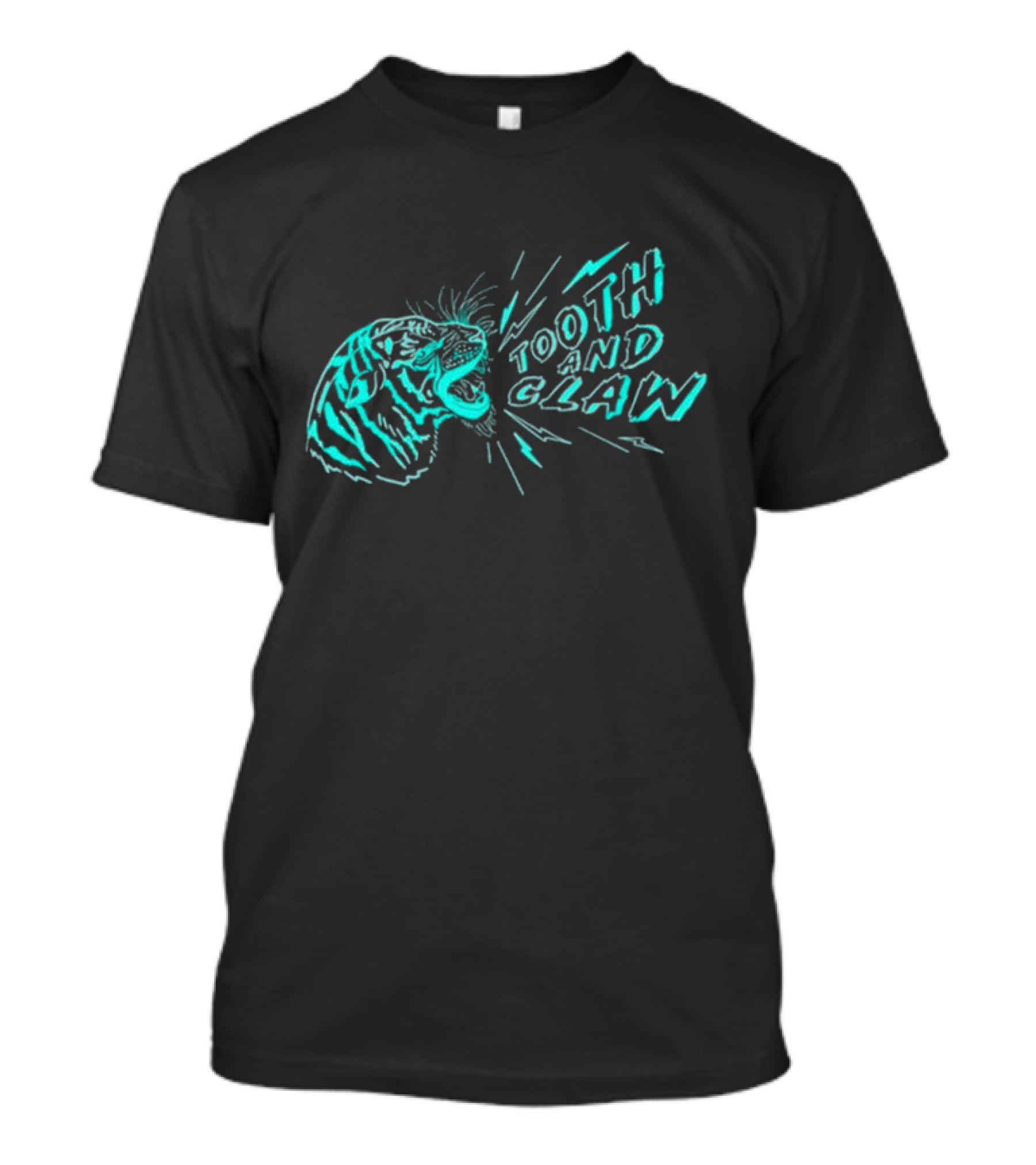Tooth And Claw Tiger Midweight Roar T-Shirt