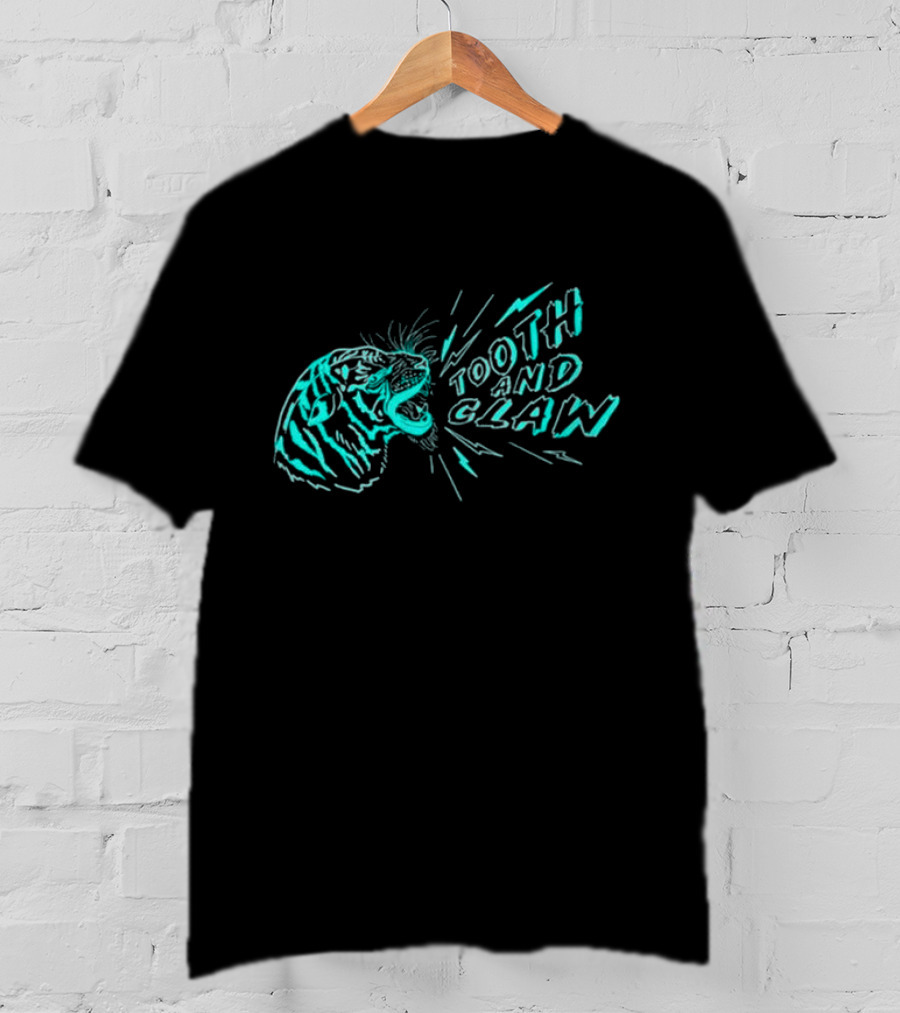 Tooth And Claw Tiger Midweight Roar T-Shirt