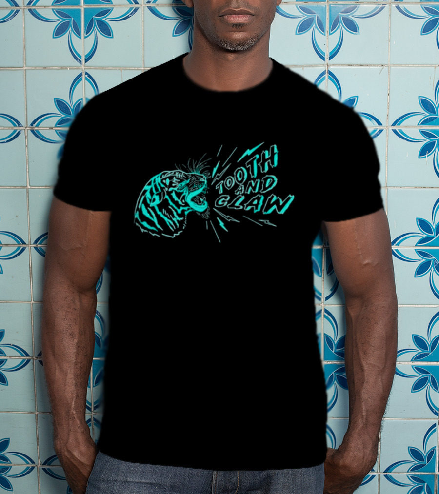 Tooth And Claw Tiger Midweight Roar T-Shirt
