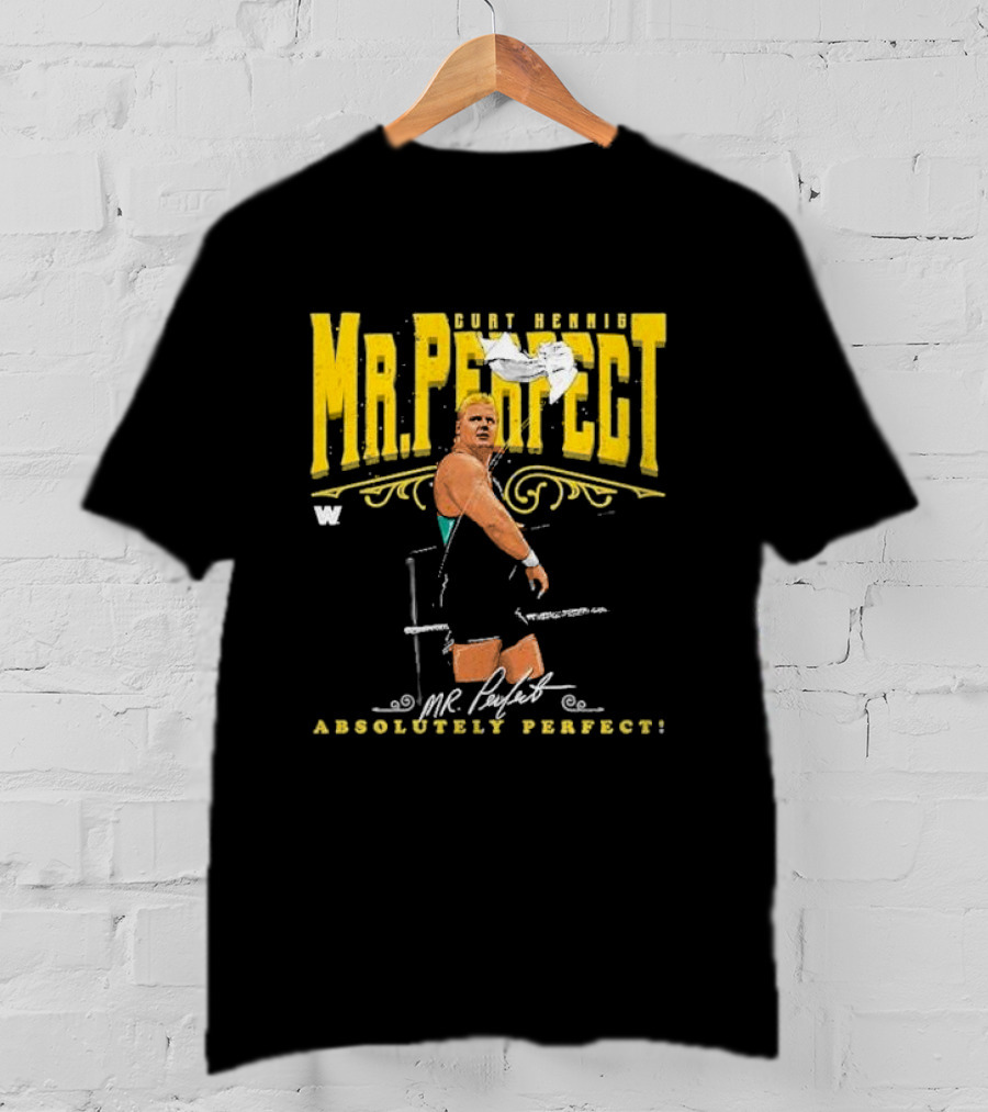 Curt Hennig Mr. Perfect Absolutely Perfect Wrestling T-Shirt