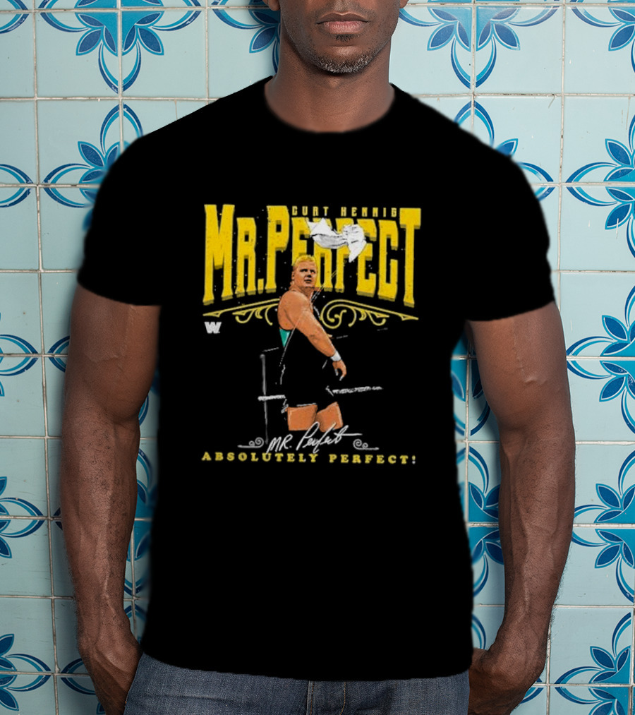 Curt Hennig Mr. Perfect Absolutely Perfect Wrestling T-Shirt