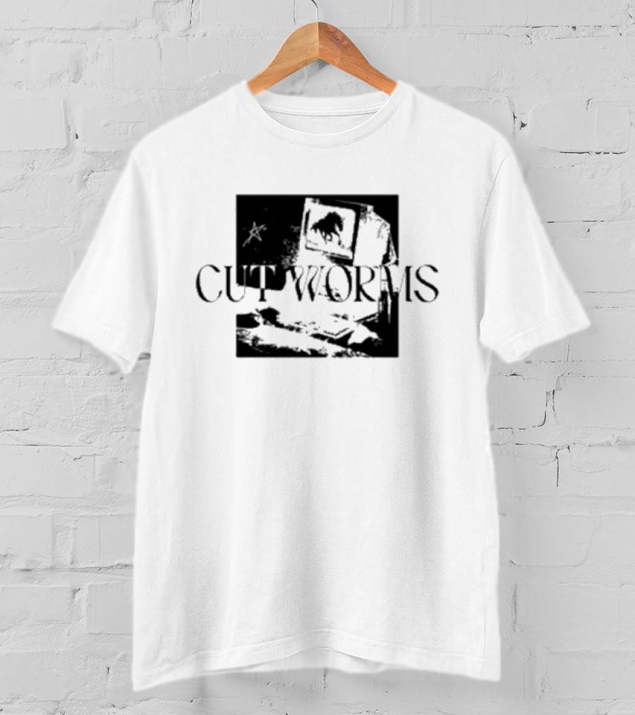 Cut Worms Horse Star TV Screen T-Shirt