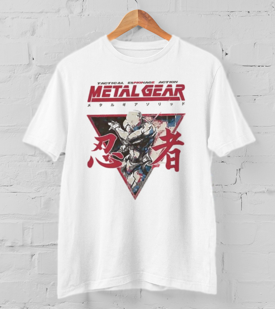 Tactical Espionage Action Metal Gear Solid Ninja Warrior T-Shirt