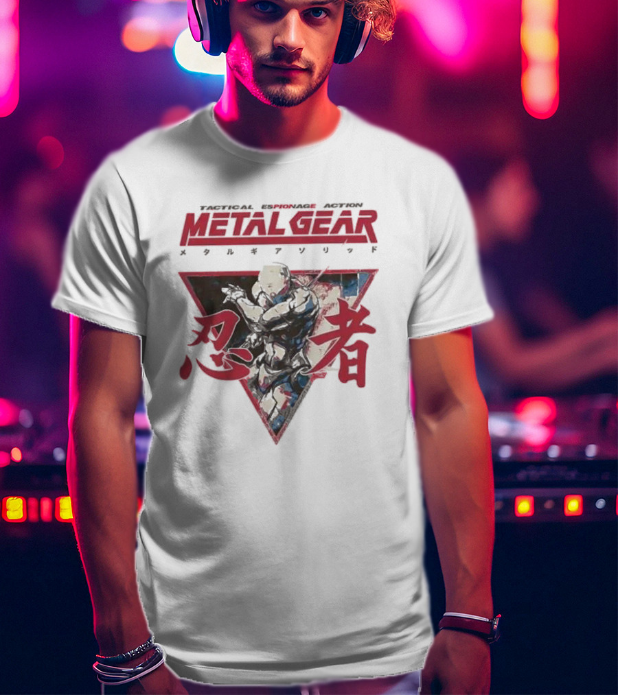 Tactical Espionage Action Metal Gear Solid Ninja Warrior T-Shirt
