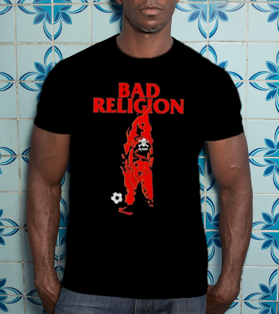 Bad Religion FC St Pauli Collaboration Victory Through Domination Soccer T-Shirt