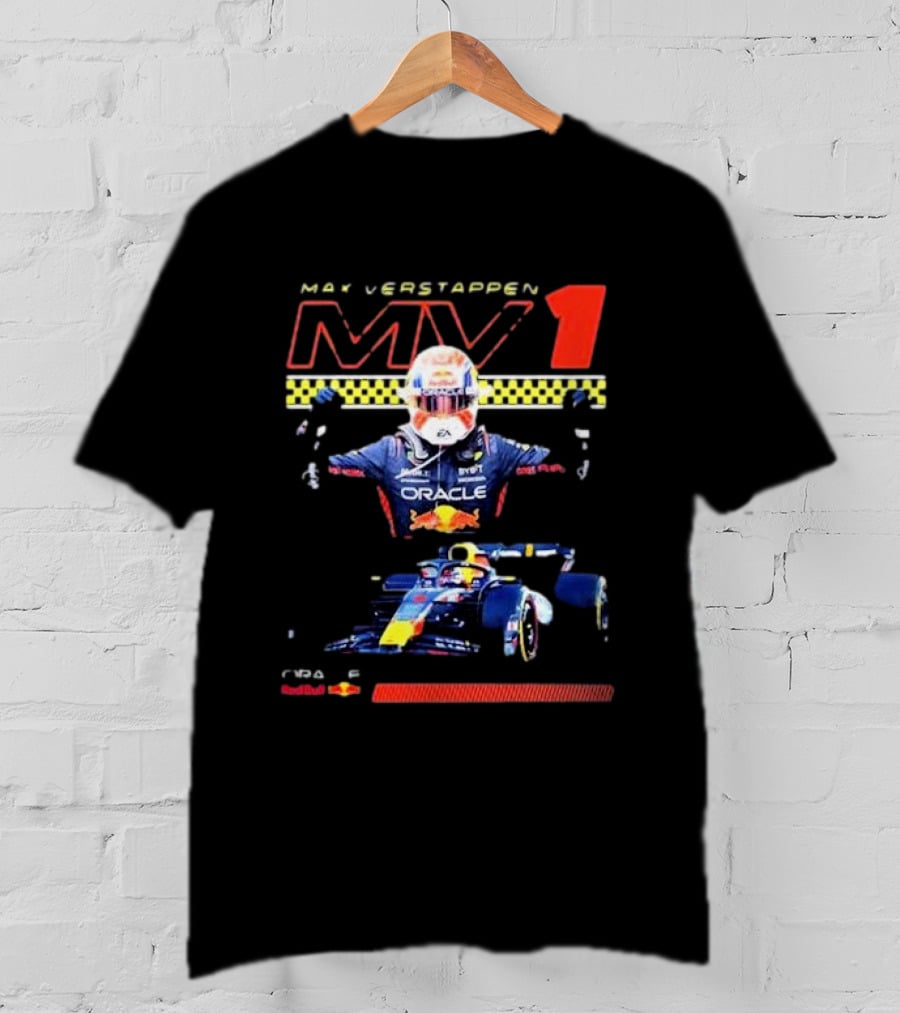 Max Verstappen MV1 Red Bull Racing Oracle Formula 1 T-Shirt