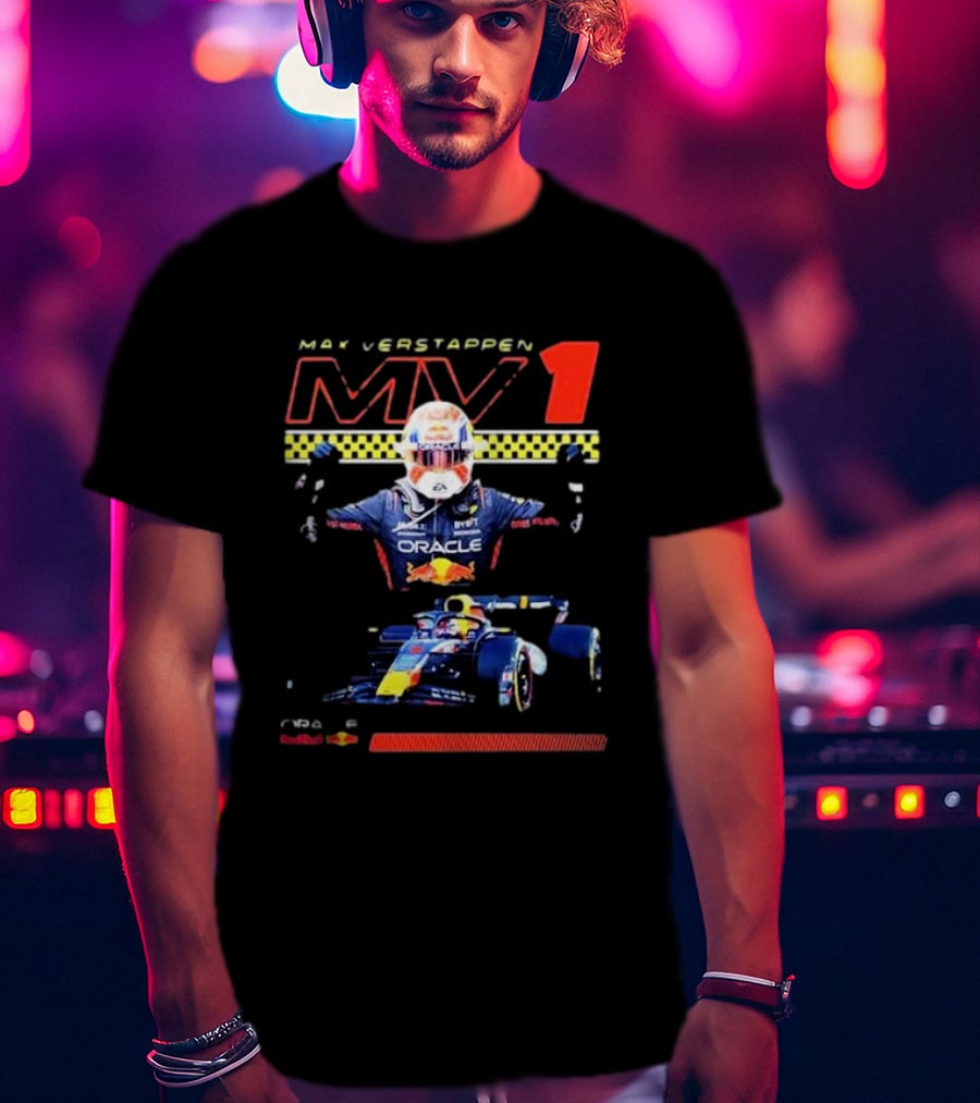 Max Verstappen MV1 Red Bull Racing Oracle Formula 1 T-Shirt