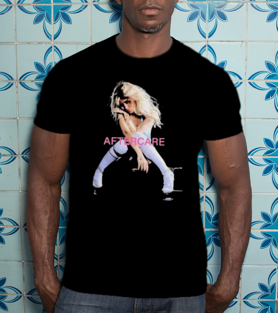AFTERCARE Album Cover Girl In White T-Shirt