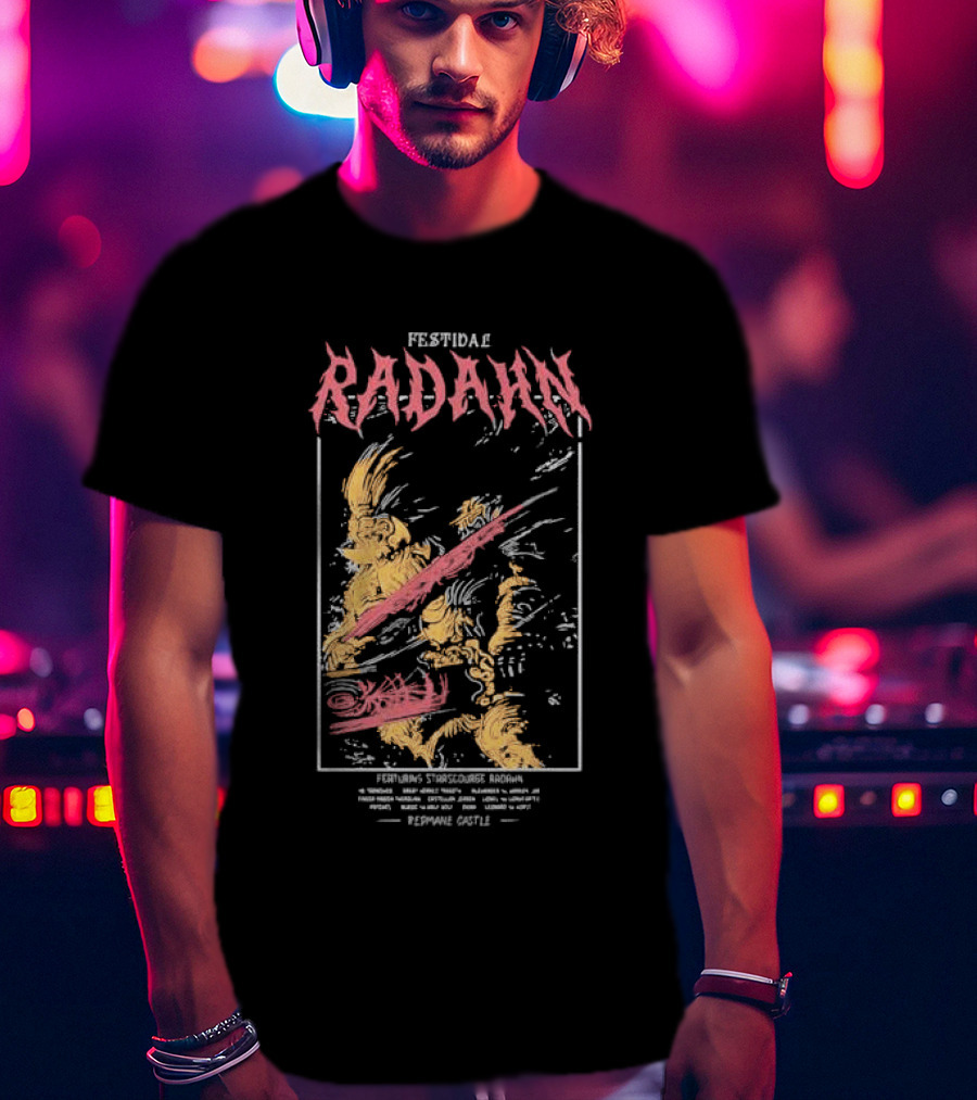 Festivale Radahn Featuring Starscourge Radahn Redmane Castle Elden Ring T-Shirt