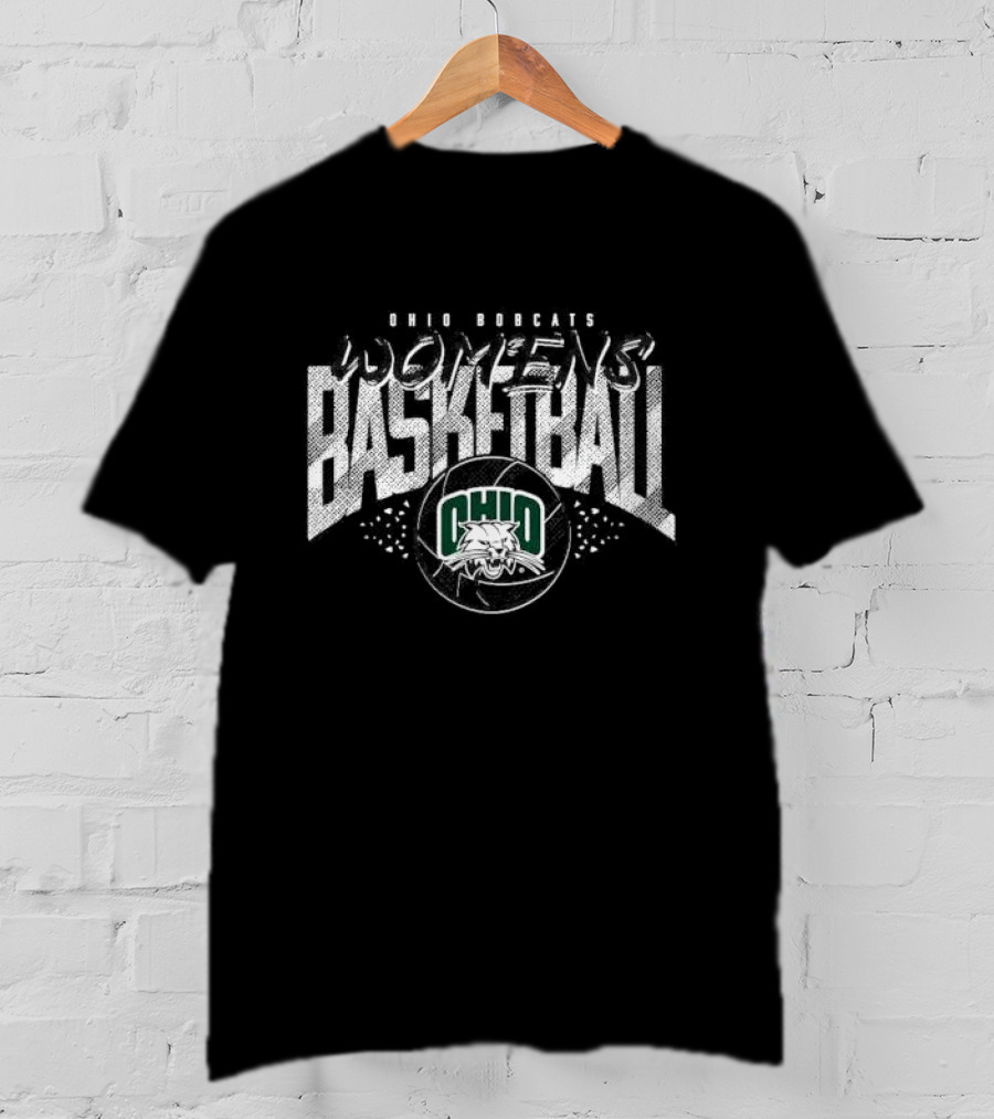 Ohio Bobcats Women's Basketball Green T-Shirt