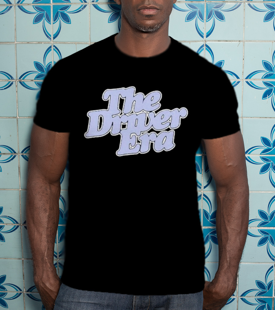 The Driver Era Lavender Text T-Shirt