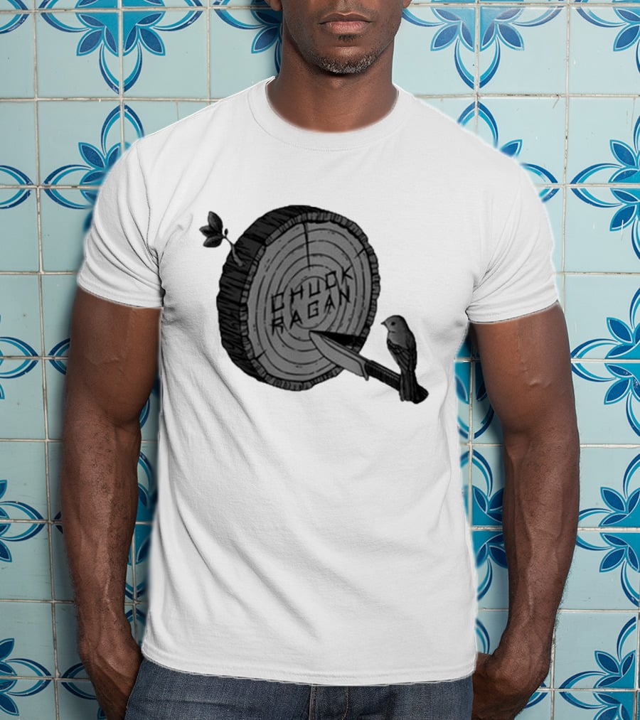 Chuck Ragan Tree Rings Knife Bird T-Shirt