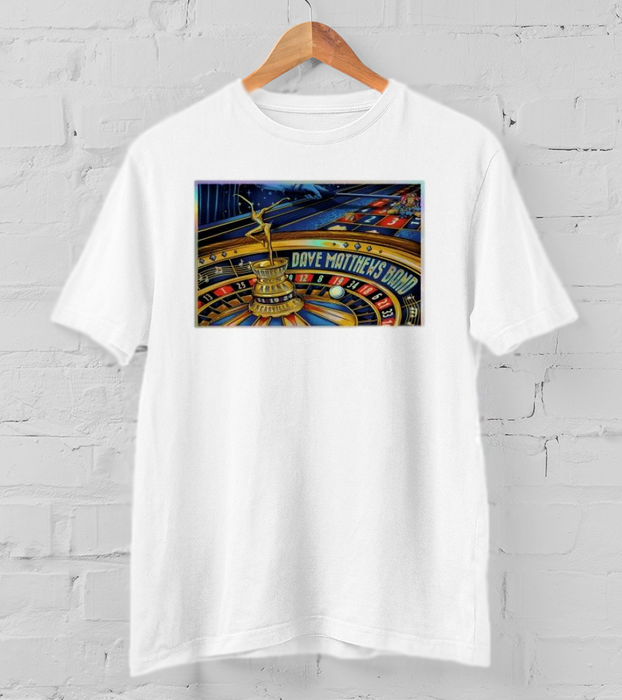 Dave Matthews Band Mohegan Sun Arena Roulette T-Shirt