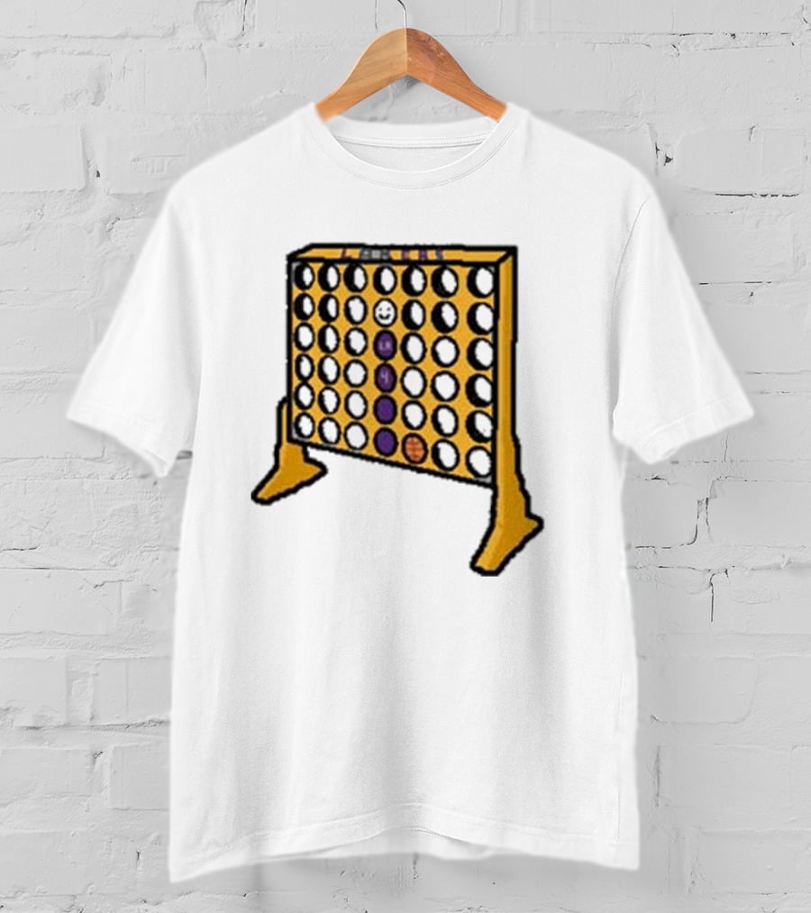Knecht Four Purple Yellow Basketball Emoji T-Shirt