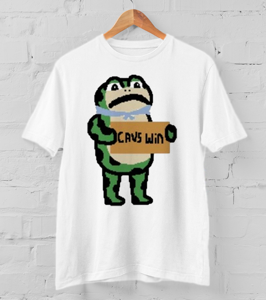 Cavs Win Victory Frog Pixel T-Shirt