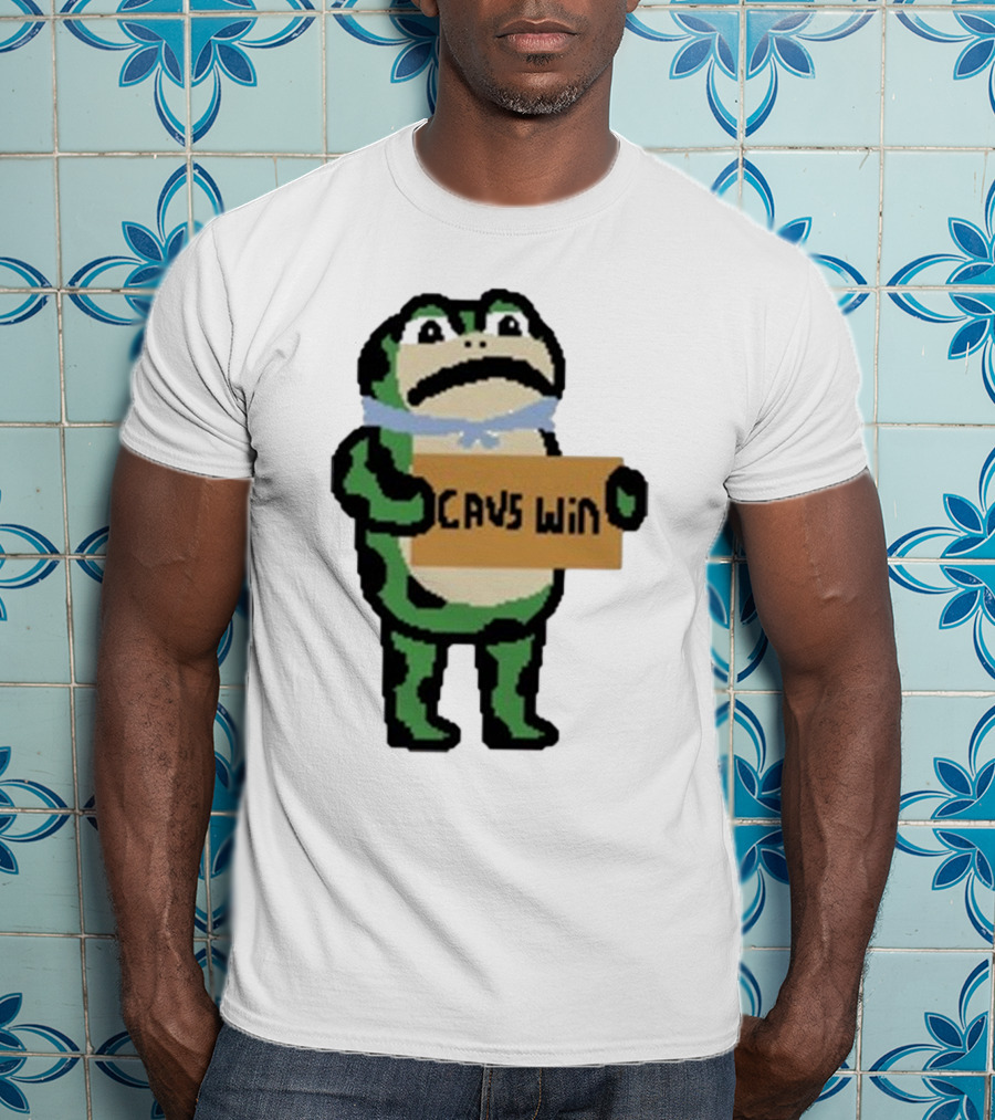 Cavs Win Victory Frog Pixel T-Shirt