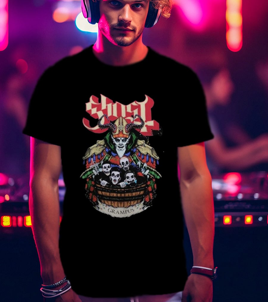 Ghost Grampus Christmas T-Shirt