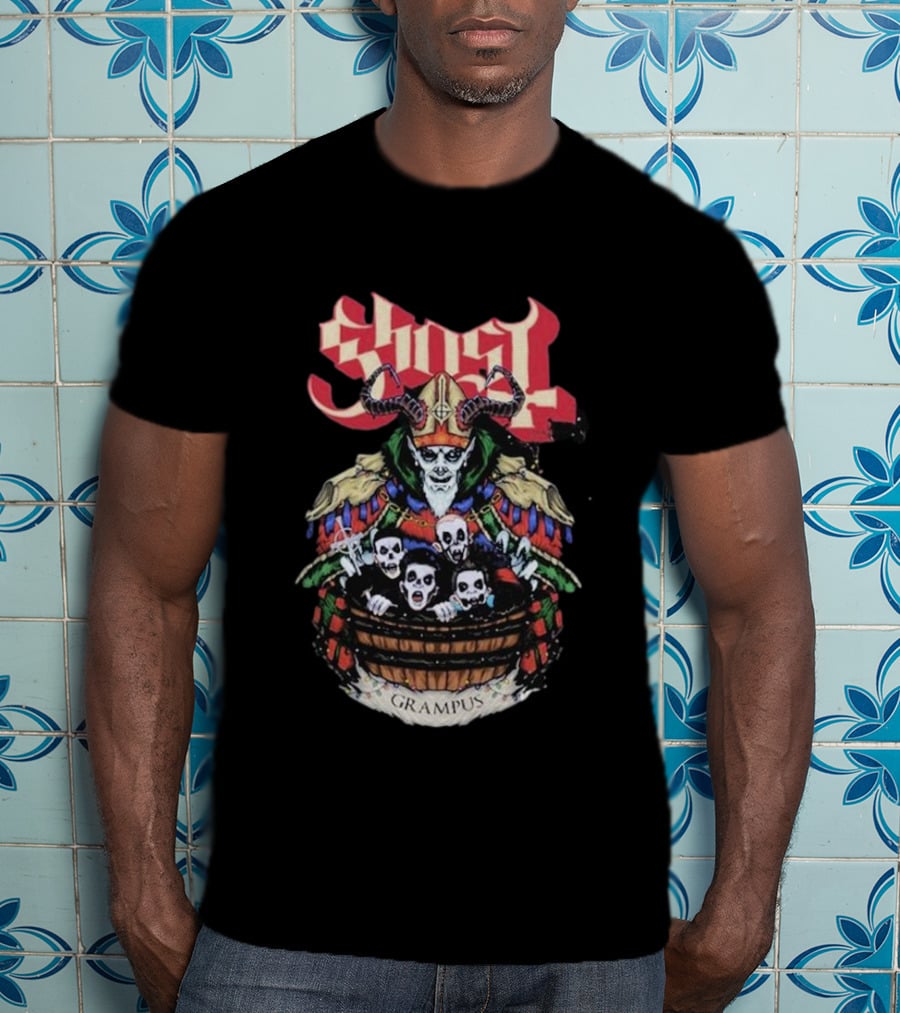Ghost Grampus Christmas T-Shirt