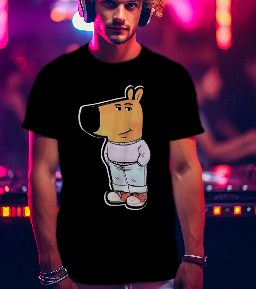 I Don't Know Who This Is. My New Character Is A Chill Guy In Relaxed Outfit With Hands In Pockets T-Shirt