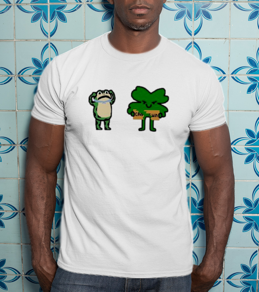 Celtics Take Down The Cavs Cavs Win Frog And Clover NBA Paint T-Shirt