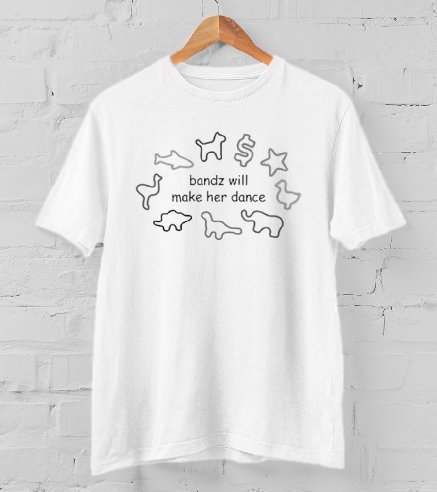 Dishonorable Mentions Bandz Will Make Her Dance Animal Shapes Dollar Sign Star T-Shirt