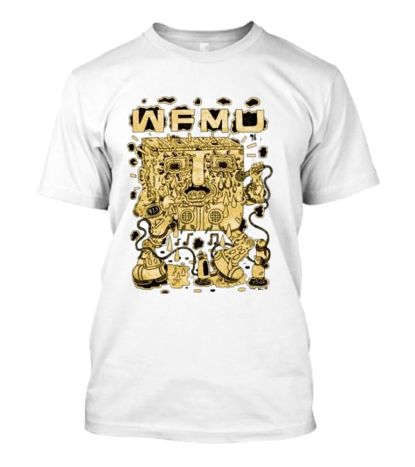 WFMU New Jersey Scaryoke Musical Monster Radio 91.1 T-Shirt