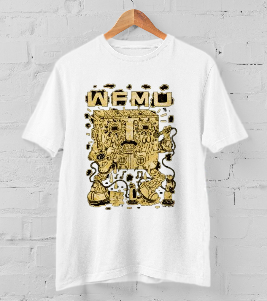 WFMU New Jersey Scaryoke Musical Monster Radio 91.1 T-Shirt