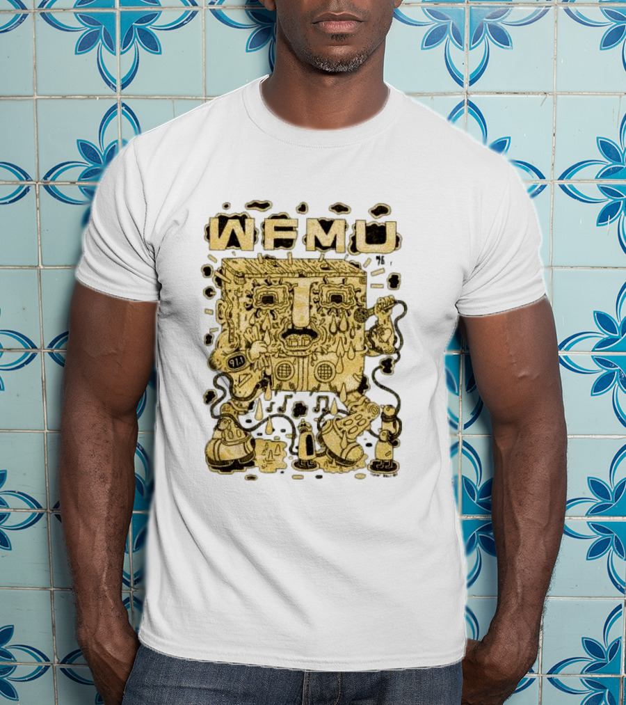 WFMU New Jersey Scaryoke Musical Monster Radio 91.1 T-Shirt