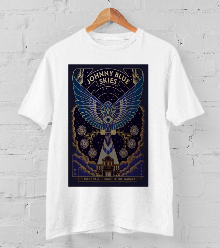 Johnny Blue Skies Massey Hall Toronto T-Shirt