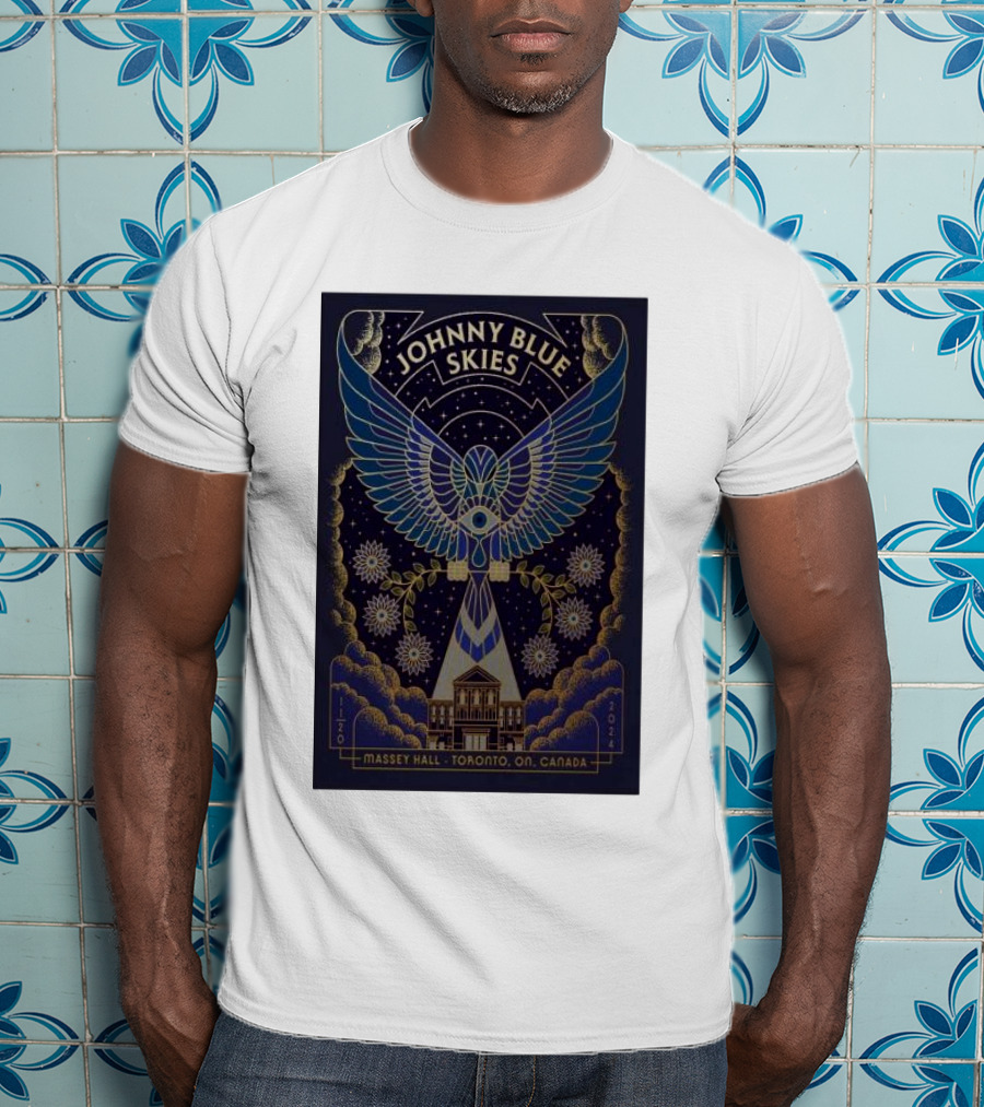 Johnny Blue Skies Massey Hall Toronto T-Shirt