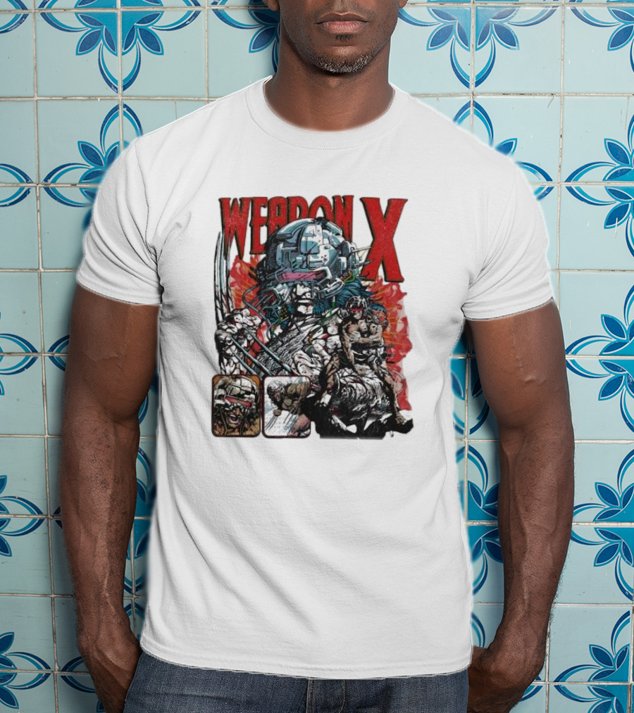 Weapon X Vintage Comic Style Artwork Claw Character T-Shirt