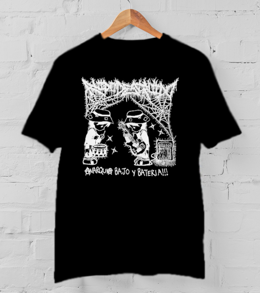 Ruido Destruido Anarquía Bajo Y Bateria Anarquía Bajo Y Batería T-Shirt