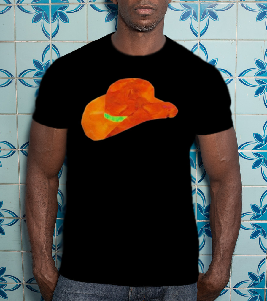 Halsey Yallsey Toddler Orange Cowboy Hat T-Shirt