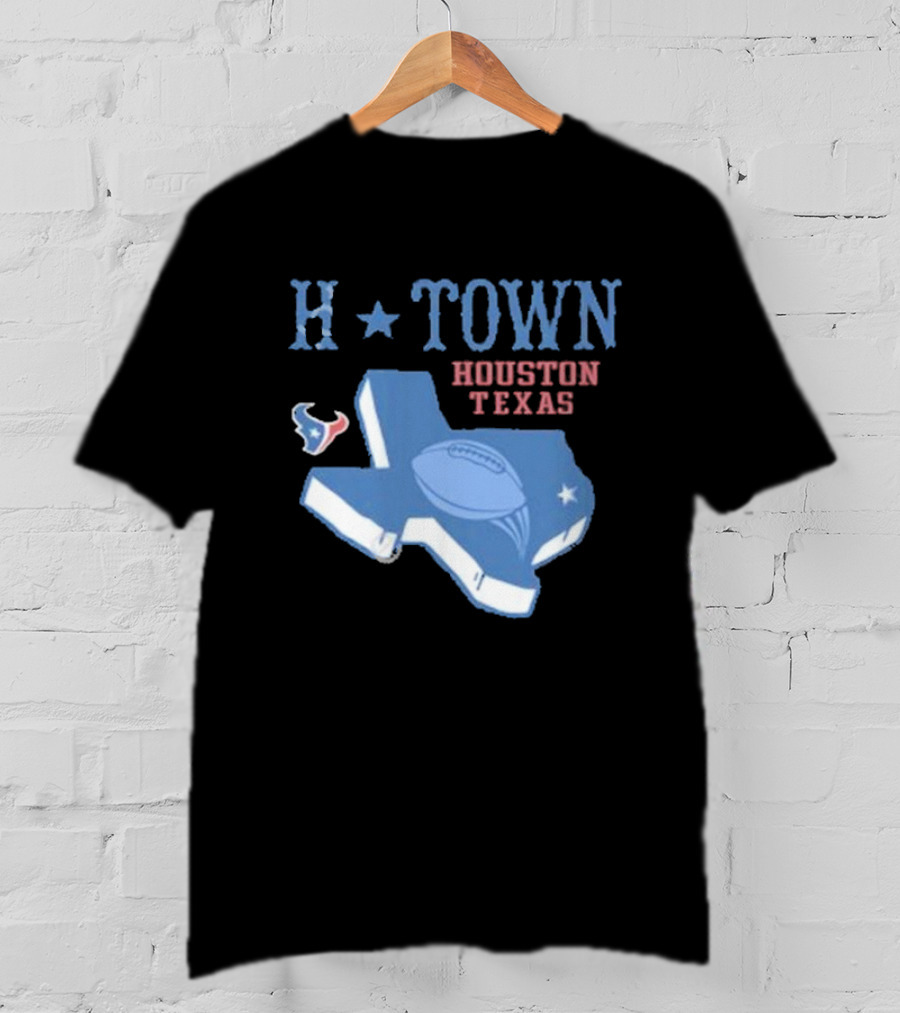 H-Town Houston Texas Football Texans T-Shirt