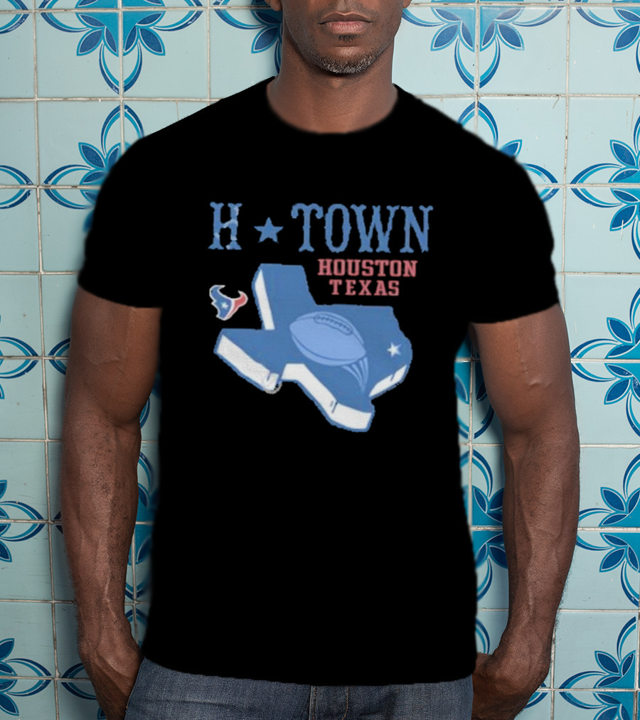 H-Town Houston Texas Football Texans T-Shirt
