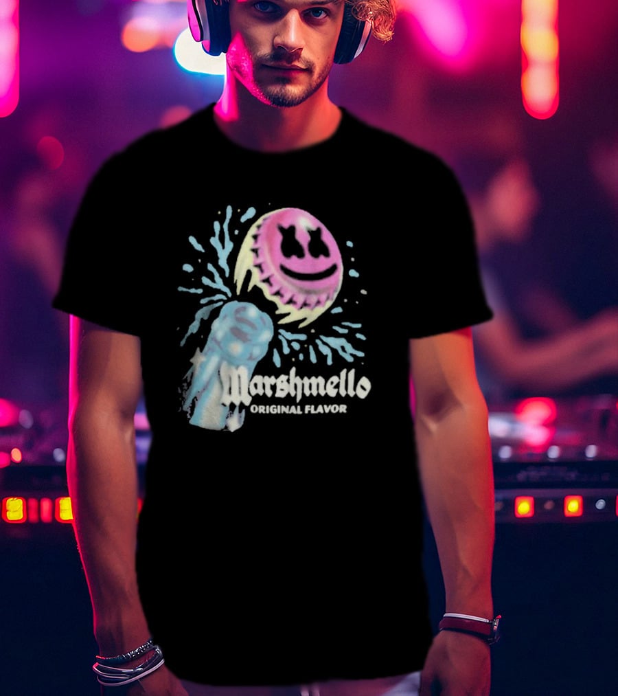 Marshmello Original Flavor Bottle Cap Splash T-Shirt