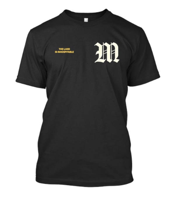 Mitski The Land Is Inhospitable Gothic Letter M T-Shirt