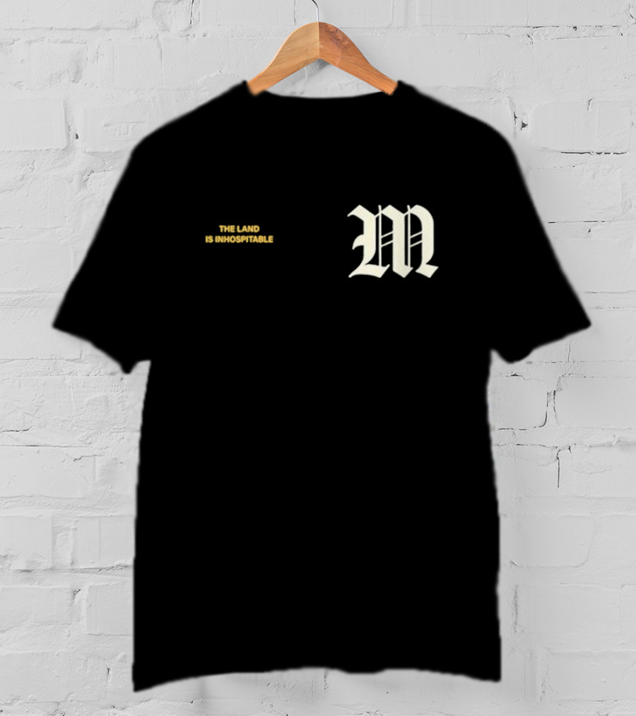 Mitski The Land Is Inhospitable Gothic Letter M T-Shirt
