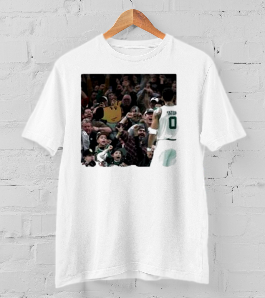 Chill Guy Dog Celtic Boston Tatum 0 Fan Crowd T-Shirt