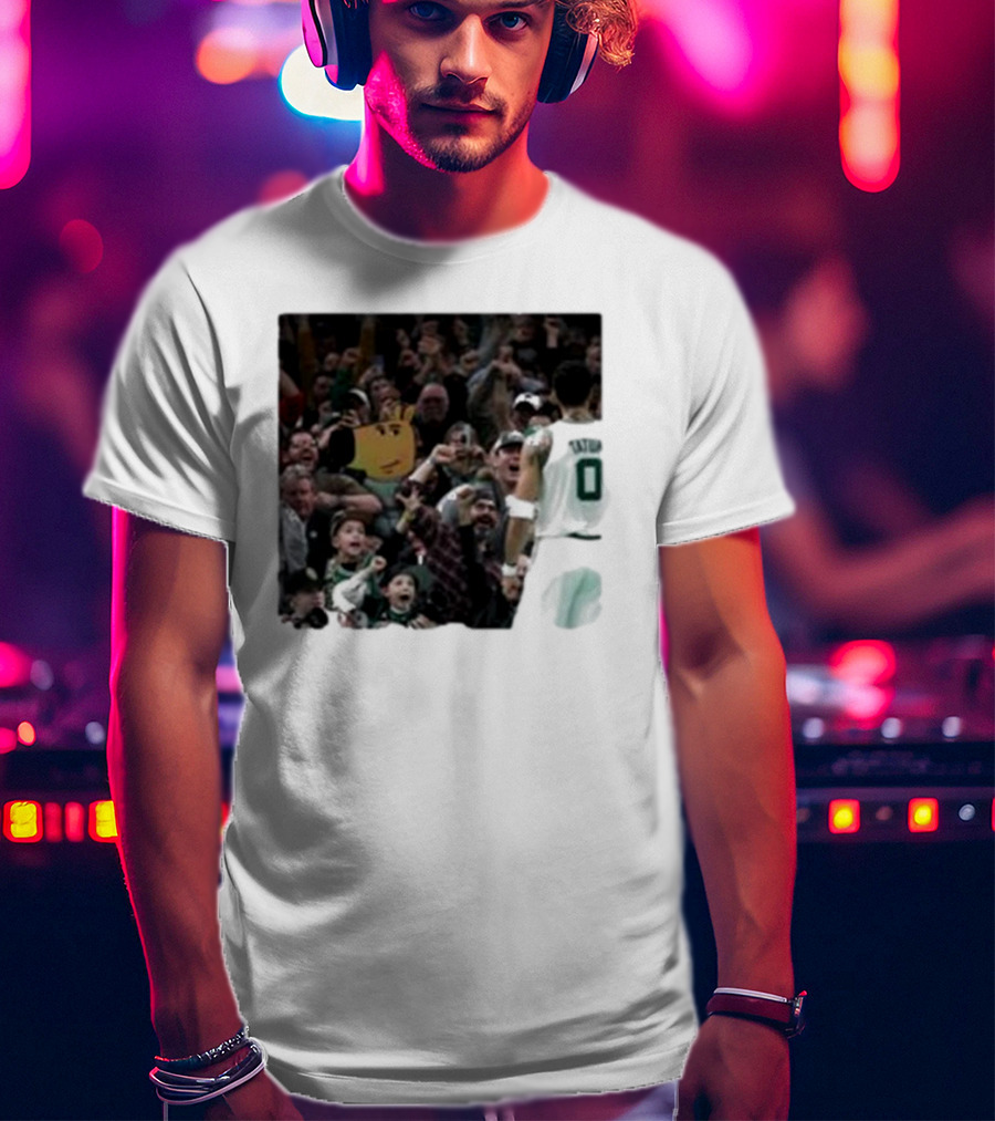 Chill Guy Dog Celtic Boston Tatum 0 Fan Crowd T-Shirt